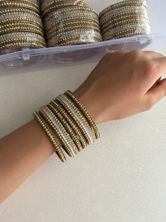 Diamond 6 bangles set