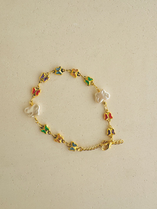 Colorful Butterfly Bracelet