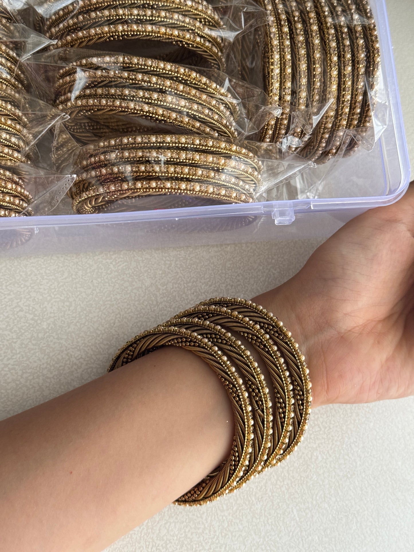 Antique 4 bangles set