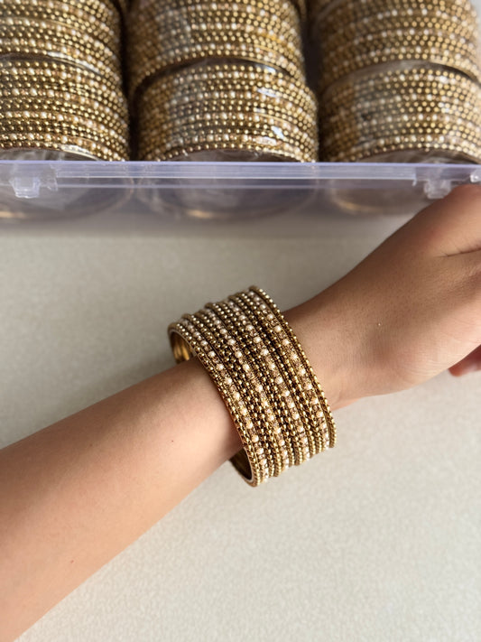 Diamond & Pearl 4 Bangles set