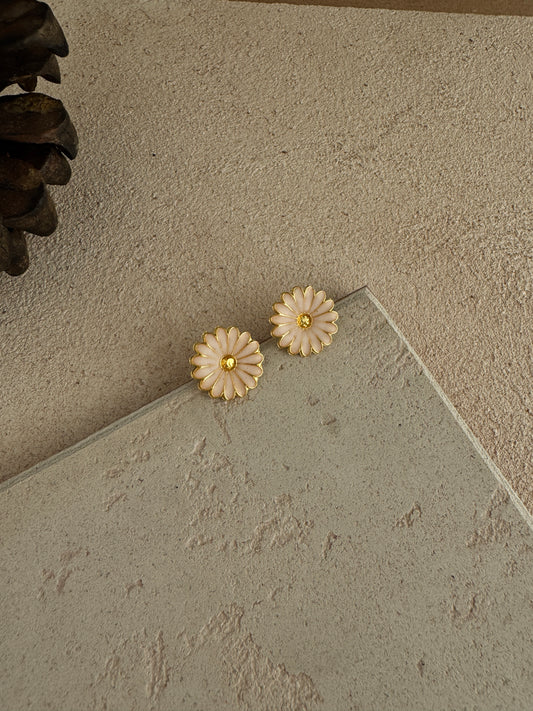 Pink Flower Earring